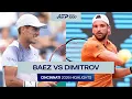 Sebastian Baez vs Grigor Dimitrov Highlights Cincinnati 2026 Round 1