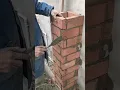 Download Lagu Skilled bricklayer making brick chimney 💯