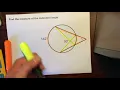 Finding Angle Measures When You Have Lines That Intersect Inside and Outside Of The Circle