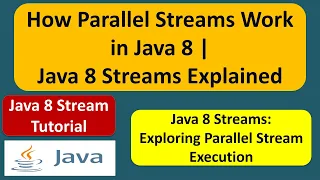 How Parallel Streams Work in Java 8 Java 8 Streams Explained Java 8 streams Streams in Java 8