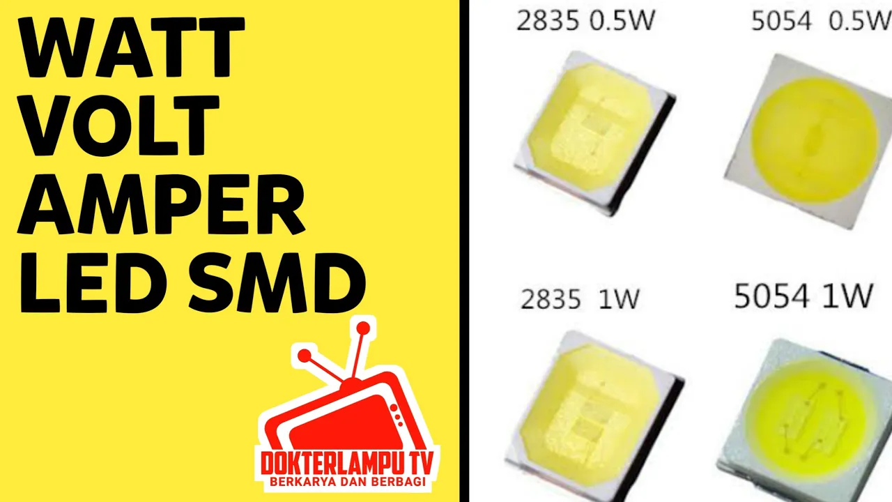 rumus cara menentukan watt lampu led servis lampu led mudah by dokterlampu tv