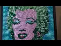 MARILYN MONROE WARHOL STYLE with DIAMOND STICKERS 2