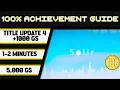 Solir Title Update 4 100 Achievement Walkthrough 1000GS in 1-2 Minutes