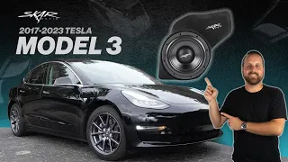 Tesla Model 3 Bass Upgrade - Skar Single 10 Subwoofer Enclosure Install