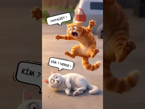 Hayalet Muhsin 👻🤣 #cat #kedi #komedi