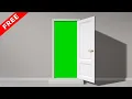 Top 5 opening DOOR green screen TRANSITION