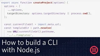 How to build a CLI with Node js