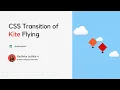 Pure CSS Transition Of Kite Flying Kite Animation Makar Sankranti Wish By Radhika Jethlia