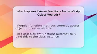 What Happens If Arrow Functions Are JavaScript Object Methods - JavaScript Toolkit