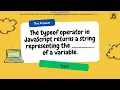 JavaScript Quiz Interview Questions Series 1