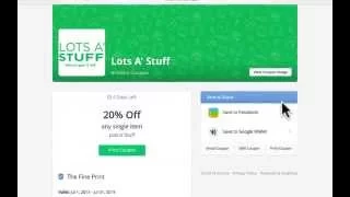 Creating Your 1st Mobile Coupon