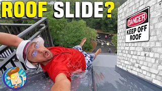 Don t Slide off the Roof FATHERS DAY the BEACH FV Family Vacation Vlog w Special Recipe