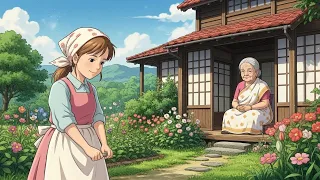 Daughter Helping Her Mother | Small Ghibli Story | Ghibli | ASMR