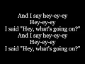 Download Lagu 4 Non Blondes - What's Up (lyrics)