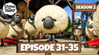 Shaun the Sheep Season 2 Episode 31-35 | Back to School 🔔🚌