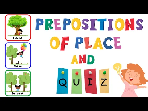 Download MP3 Prepositions Of Place And Quiz For Kids | ESL Games | 4K