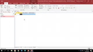 Database Tutorial 3 Creating a Table using Data Dictionaries
