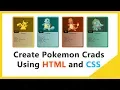How to Create Pokemon CSS Cards Using HTML and CSS