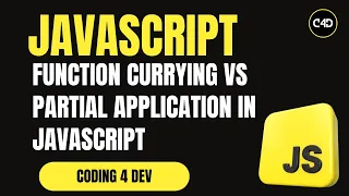 Function Currying vs Partial Application in JavaScript Explained with Real Examples