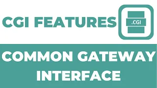 CGI Features in Common Gateway Interface CGI Complete Course
