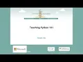 Devishi Jha - Teaching Python 101