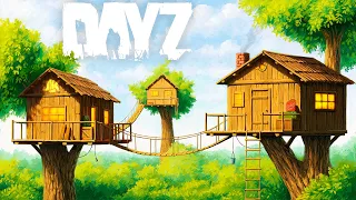 Building The Treehouse HIDEOUT! - DayZ (Movie)