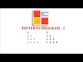 C Programming Practical Patterns Program in C Part-2
