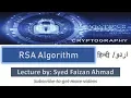RSA Algorithm RSA Algorithm Concept RSA Algorithm with Example Hindi Urdu