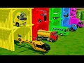 Download Lagu TRANSPORTING POLICE CARS, MIXER, HELICOPTER and FIRE ENGINE with BIG TRUCKS! Farming Simulator 22