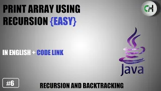 Print array using recursion Print array using recursion in java Print array