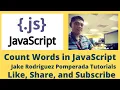 Word Count in JavaScript