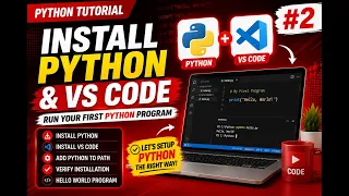 Python Tutorial Install Python VS Code Run Your First Python Program 2026