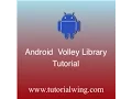 tutorialwing android volley library output