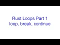 Rust Loops Break Continue Rust Programming Kovolff