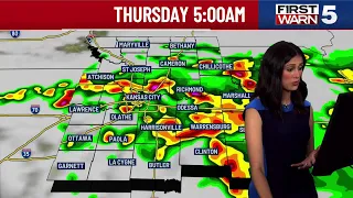 LIVE COVERAGE Severe weather flooding threat hits Kansas City area