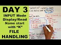 SEE Computer Science Display records INPUT mode FILE HANDLING QBASIC Day 3 Readersnepal