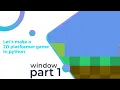 how to make a platformer game in python using arcade library part 1