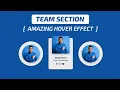 How to Create Our Team Section Using HTML and CSS Team Section Html Css Crown Coder