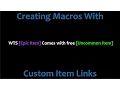 How To Insert Item Links Into Your WoW Macros