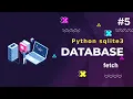 5 - python sqlite3 fetchall