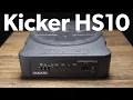 Kicker HS10 Hideaway powered subwoofer Crutchfield