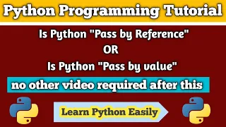 python pass by reference or pass by value type of programming language