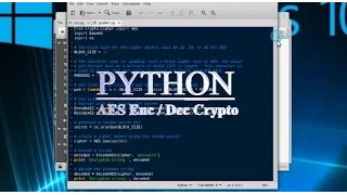 Python AES Encryption Decryption Crypto Example