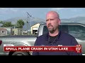 LIVE s give update after small plane crash in Utah Lake