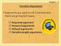 TN 12th computer science chapter - 7 Functions part 2 Types of Function arguments