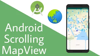 Android Scrolling MapView Tutorial like Snapchat Airbnb Zomato