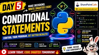 Day 5 Conditional Statements if elif else in Python Explained for Beginners