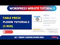 How to Make Tables in Wordpress Table Presss Wordpress Plugin Tutorial
