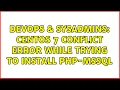 DevOps SysAdmins centos 7 conflict error while trying to install php-mssql