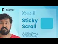 Level Up Your Designs Framer Tutorial for Custom Sticky Scrolling Beginner Tutorial